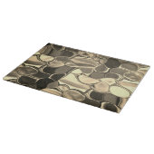 Rundungen in Bronzefarben, glänzendes helles Gold? Schneidebrett (Ecke)