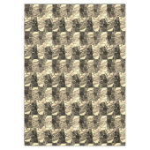 Rundungen in Bronzefarben, glänzendes helles Gold? Tischdecke (Vorderseite)