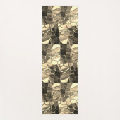 Rundungen in Bronzefarben, glänzendes helles Gold? Yogamatte (Vorderseite)