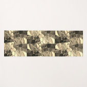 Rundungen in Bronzefarben, glänzendes helles Gold? Yogamatte (Vorderseite (Horizontal))