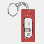 Rundweg-Trailer Thunder_Cove Schlüsselanhänger (Vorderseite links)