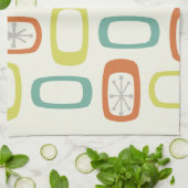 Rundwinkel der MCM des mittleren Jahrhunderts Geschirrtuch (Gefaltet)