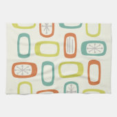 Rundwinkel der MCM des mittleren Jahrhunderts Geschirrtuch (Horizontal)