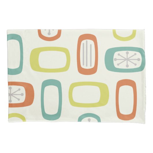 Rundwinkel der MCM des mittleren Jahrhunderts Kissenbezug (Vorderseite)