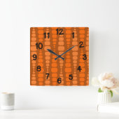 Rundwinkel Quadratische Wanduhr (Zuhause)