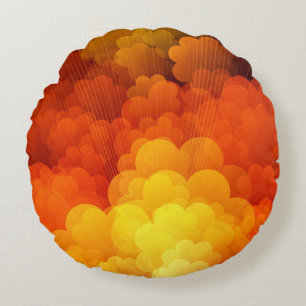 Rundwurfkissen Rundes Kissen