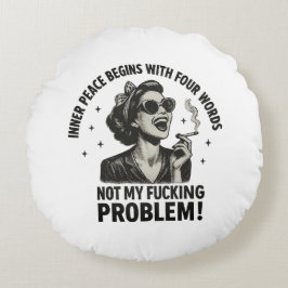 Rundwurfkissen Rundes Kissen