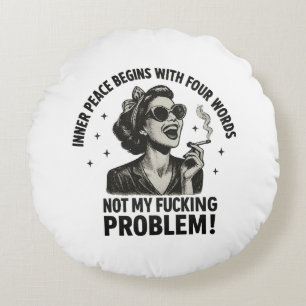 Rundwurfkissen Rundes Kissen