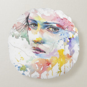 Rundwurfkissen Rundes Kissen