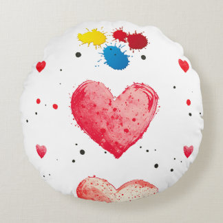 Rundwurfkissen Rundes Kissen