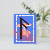 Rune Ansuz - Inspiration Postkarte (Stehend Vorderseite)