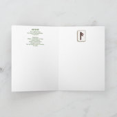 Rune Ansuz - Odin the Shapeshifter - Schlange Karte (Innenseite)