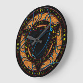 Rune Art 1 Große Wanduhr (Winkel)