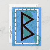 Rune Berkano - Mutter Erde Postkarte (Vorne/Hinten)