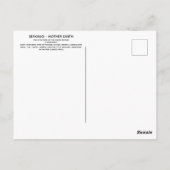 Rune Berkano - Mutter Erde Postkarte (Rückseite)
