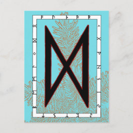 Rune Dagaz - bahnbrechende Postkarte