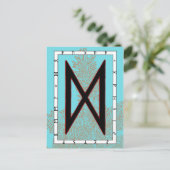 Rune Dagaz - bahnbrechende Postkarte (Stehend Vorderseite)