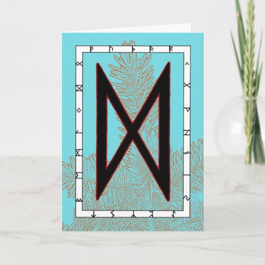 Rune Dagaz - Durchbruchkarte Karte (Vorderseite)