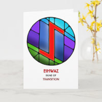 Rune Eihwaz - Übergang - Jugendstil