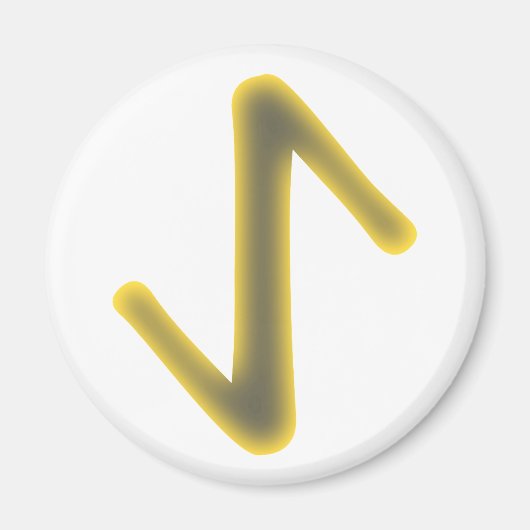 Rune Eiwaz Magnet (Vorne)