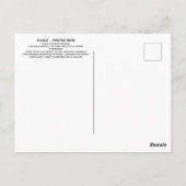 Rune Elhaz - Schutzpostkarte Postkarte (Rückseite)