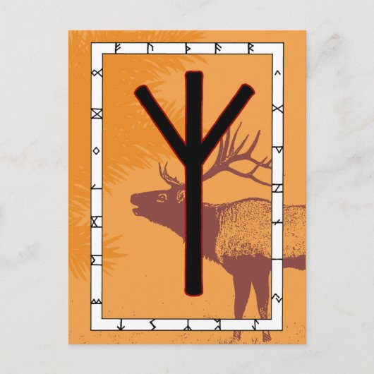 Rune Elhaz - Schutzpostkarte Postkarte (Vorderseite)