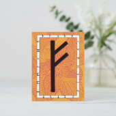 Rune Fehu - Postkarte werden (Stehend Vorderseite)