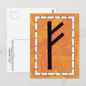 Rune Fehu - Postkarte werden (Vorne/Hinten)