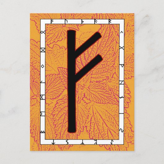 Rune Fehu - Postkarte werden (Vorderseite)