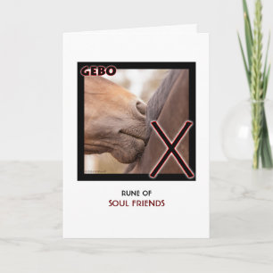 Rune Gebo - Soul Friends, Partnership, Horse Karte