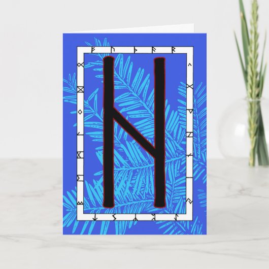 Rune Hagalaz - Wandel Karte (Vorderseite)