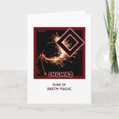 Rune Ingwaz - Earth Magic - Sparks Karte (Vorderseite)