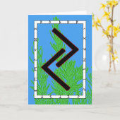 Rune Jera - Ernte Karte (Gelbe Blume)