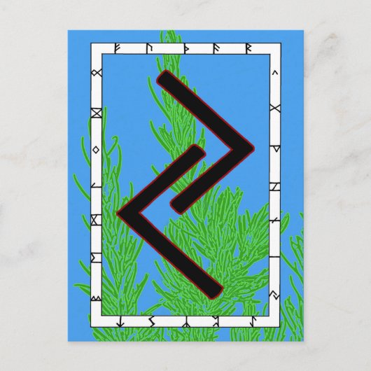 Rune Jera - Ernte Postkarte (Vorderseite)