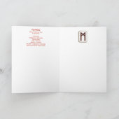 Rune Mannaz - Humanity & Balance - Art Nouveau Karte (Innenseite)