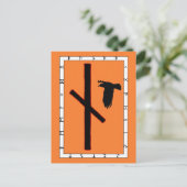 Rune Naudhiz - Überwindung der Postkarte (Stehend Vorderseite)