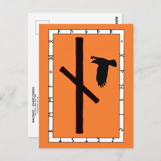 Rune Naudhiz - Überwindung der Postkarte (Vorne/Hinten)