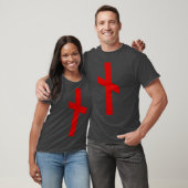 Rune Nauthiz (rot) T-Shirt (Unisex)