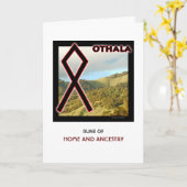 Rune Othala - Zuhause & Herkunft - Midgard Karte (Gelbe Blume)