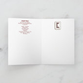 Rune Perthro - Karma - Divination Runestone Karte (Innenseite)