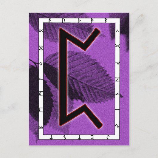 Rune Perthro - Karma Postcard Postkarte (Vorderseite)