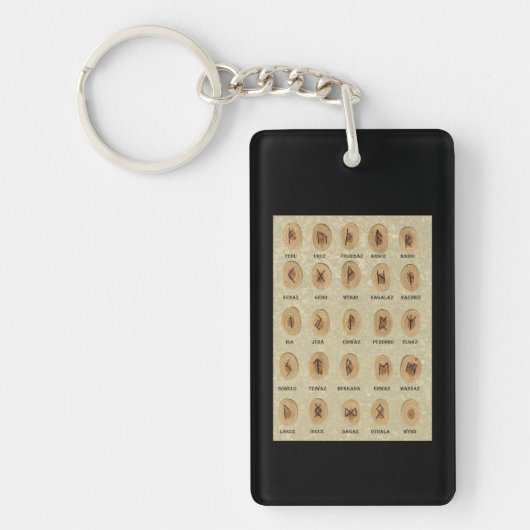 Rune-Schlüsselanhänger Schlüsselanhänger (Vorderseite)