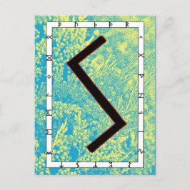 Rune Sowilo - Erfolg! Postkarte