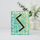 Rune Sowilo - Erfolg! Postkarte (Stehend Vorderseite)