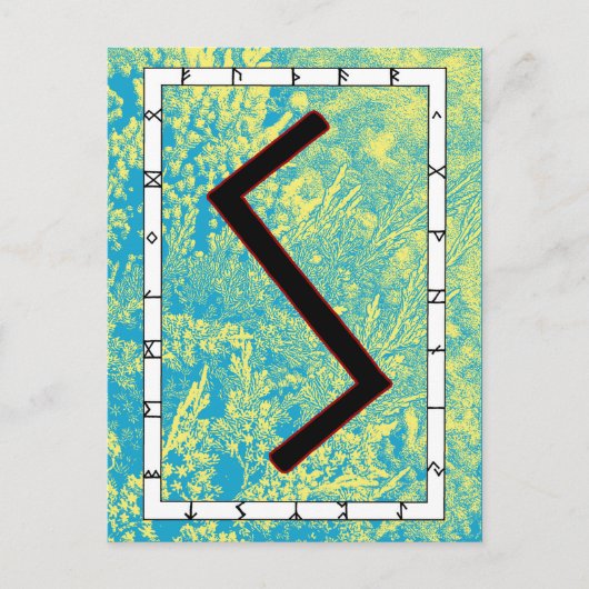 Rune Sowilo - Erfolg! Postkarte (Vorderseite)