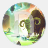 Rune Stickers Ur Uruz | Aurochs Viking Anglo-Sachs (Vorderseite)