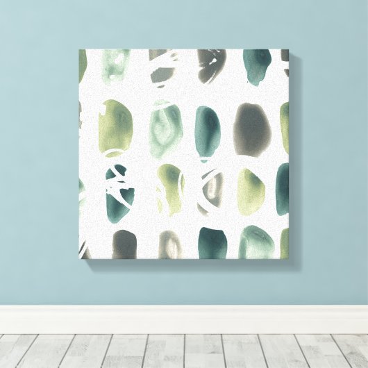 Rune Stone - Green Leinwanddruck (Insitu (Holzboden))