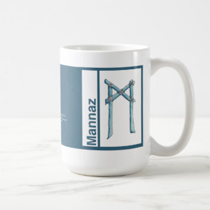 Rune-Tasse:: Mannaz Kaffeetasse