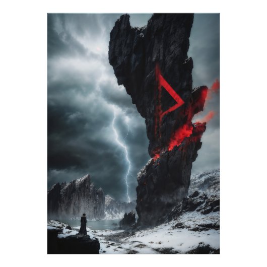 Rune Thurisaz Fotodruck (Vorne)