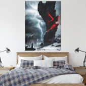 Rune Thurisaz Leinwanddruck (Insitu (Schlafzimmer))